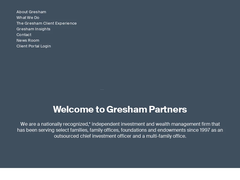 Gresham Partners - Investment and wealth planning