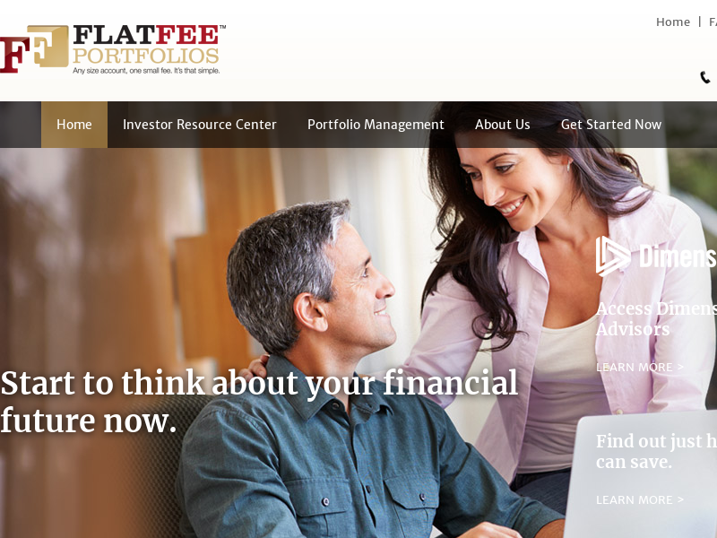 Fee-Based Financial Advisors and Investments  | Flat Fee Portfolios