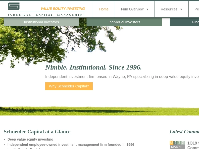 Schneider Capital | Value Equity Investing