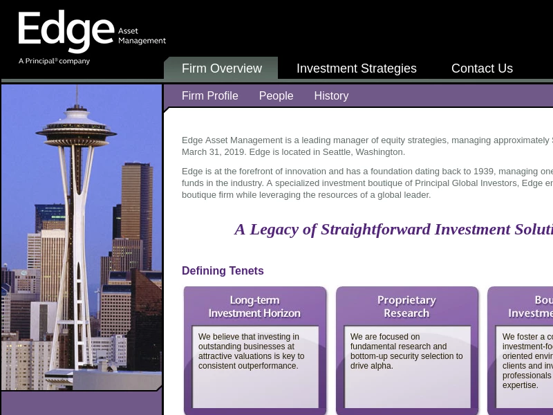Edge Asset Management: Investments, Mutual Funds, Management & Strategy