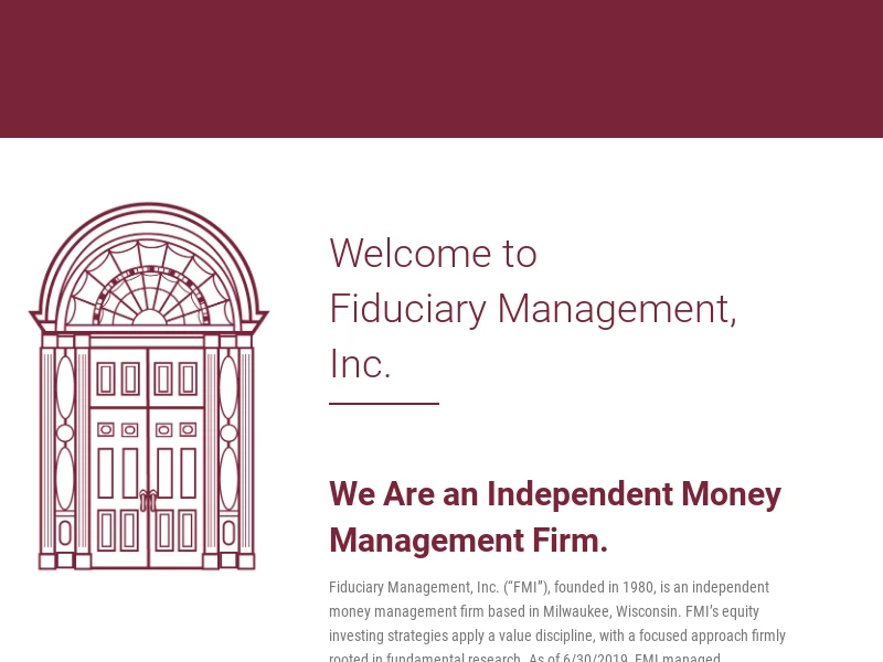 Fiduciary Management, Inc. | Independent Money Management Firm