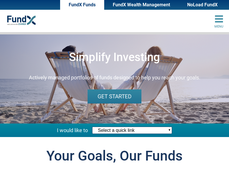 FundX Funds | Upgrader Funds, Simplify Investing