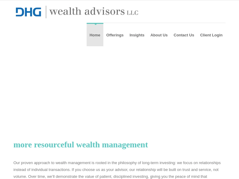 DHG Wealth Advisors | Home