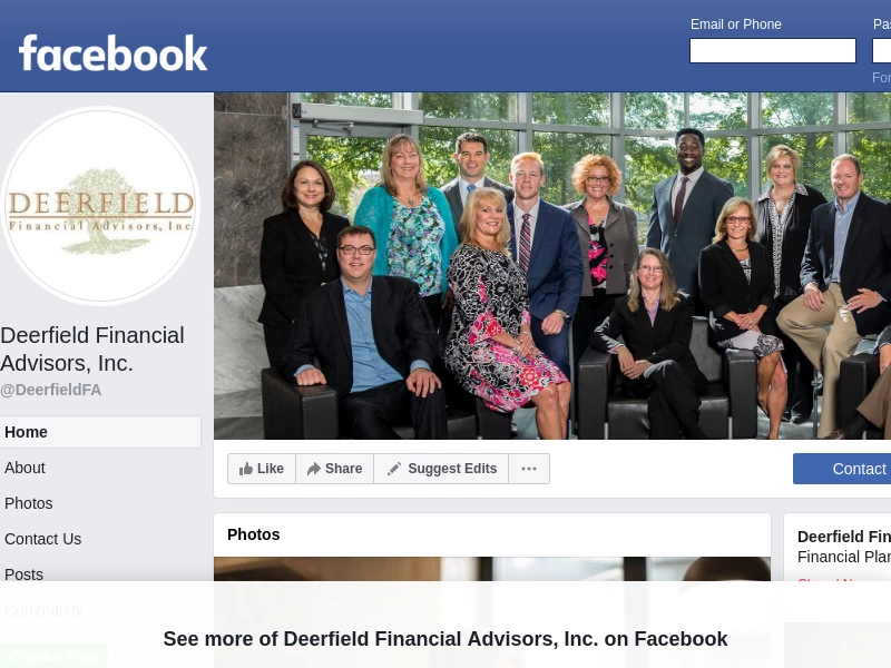 Deerfield Financial Advisors, Inc. - Home | Facebook