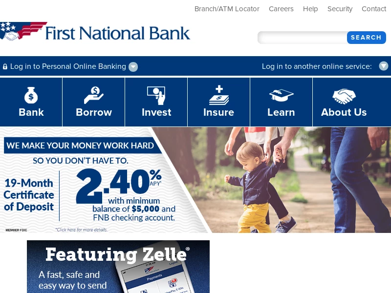 First National Bank: Serving PA, OH, MD, DC, VA, NC, SC, WV