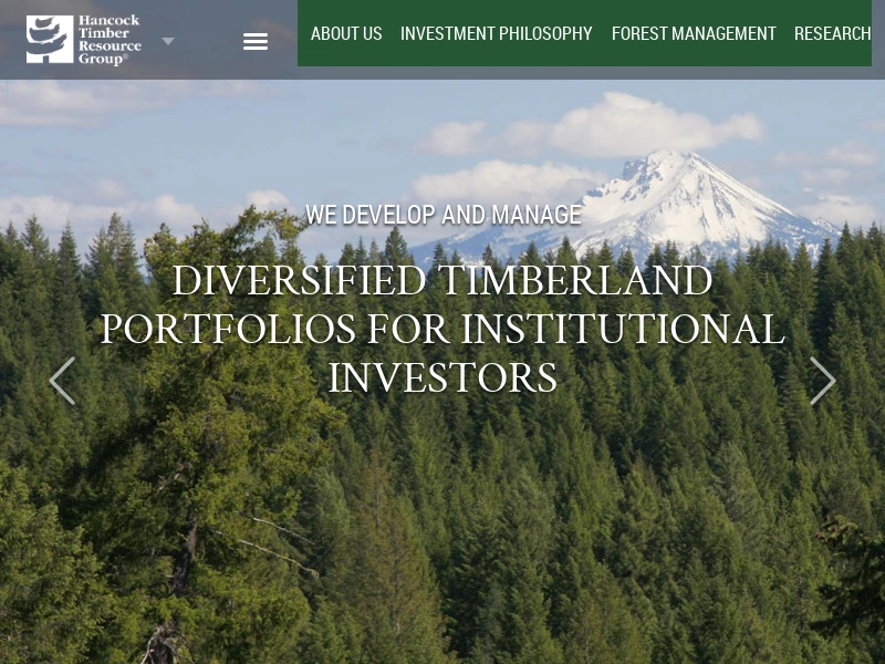 Timberland | Institutional | Manulife Investment Management