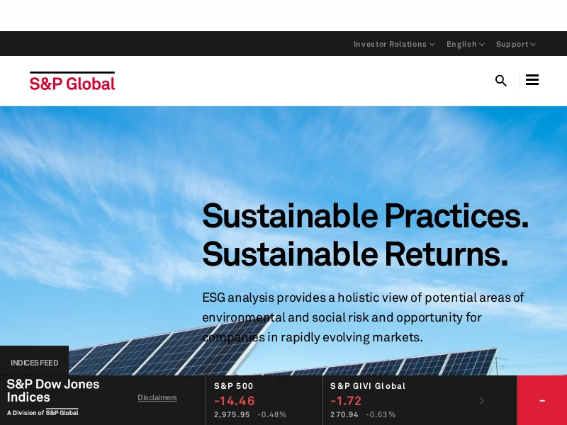 S&P Global Homepage | S&P Global