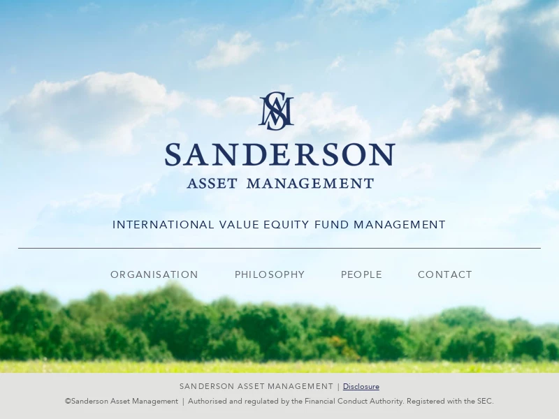 Home | Sanderson Asset Management