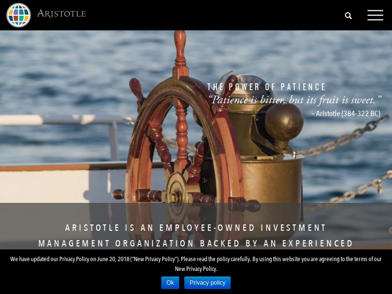 Aristotle - Asset Management Seeking To Identify High-Quality Businesses