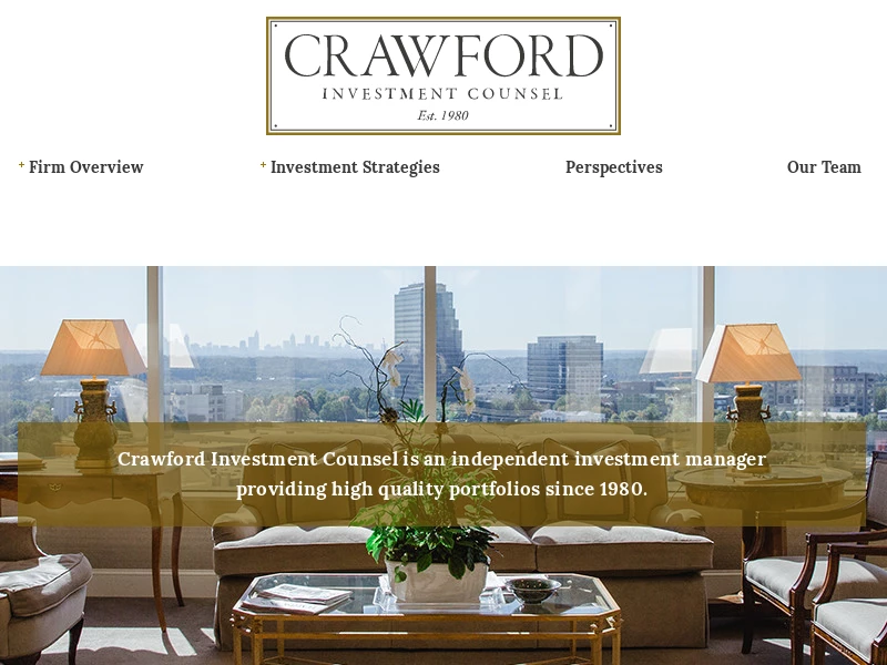 Crawford Investment Counsel | 40 Years of Service