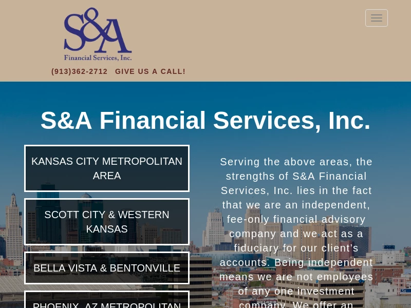 Welcome to S&A Financial Services, Inc.