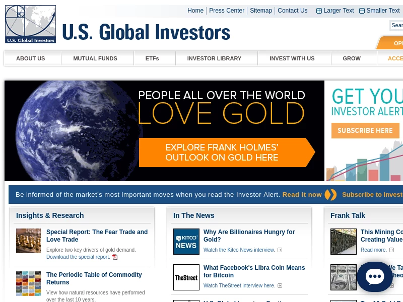 U.S. Global Investors | USGI