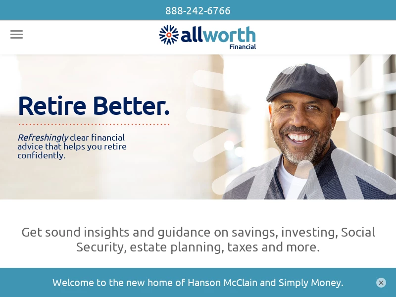 Allworth Financial – New Home of Hanson McClain and Simply Money