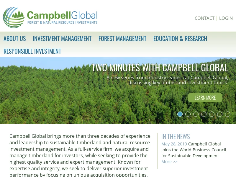 Timberland Investment – sustainable, natural resource investment management