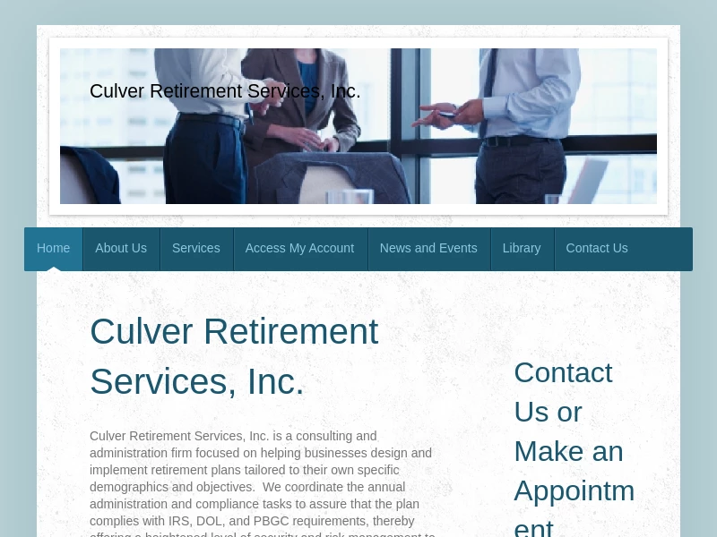 Culver Retirement Services, Inc. - Home