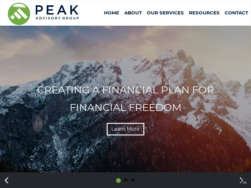 Finance & Investment Management | PEAK Advisory Group Colorado