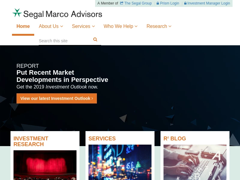 Investment Consulting Services for Retirement Plans | Segal Marco Advisors
