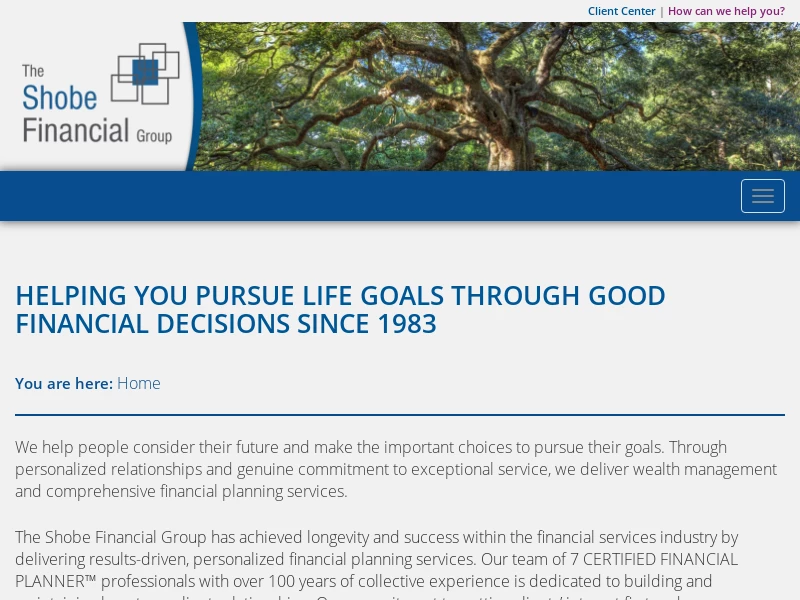 Financial Planning - Investments | The Shobe Financial Group