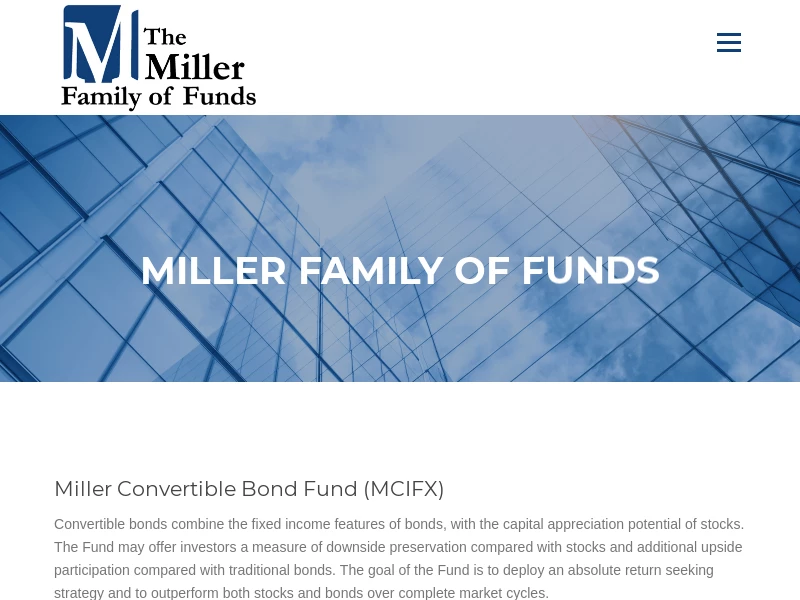 Home Page - Miller Family of Funds
