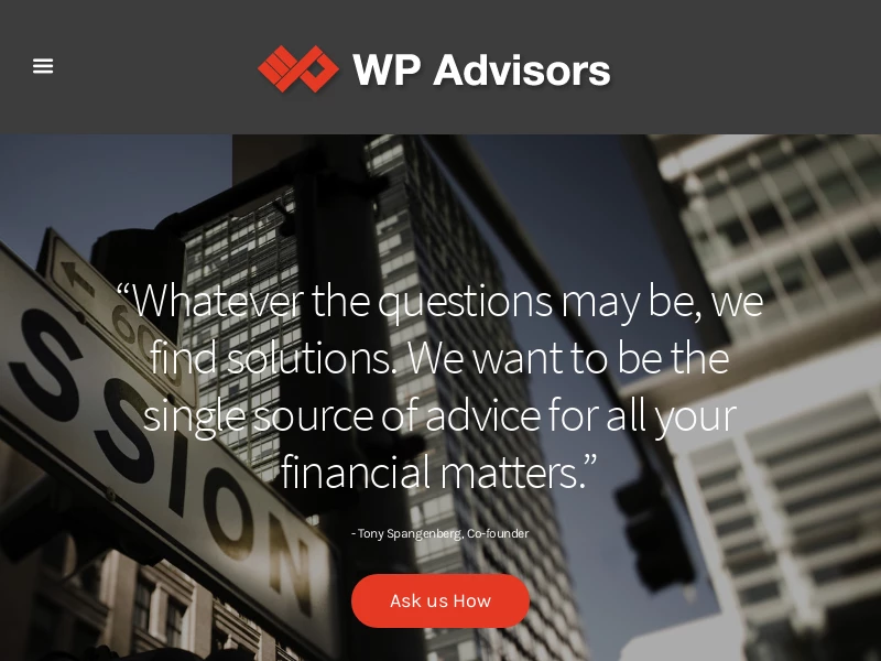 WP Advisors LLC – Personalized Investment Advice and Wealth Management