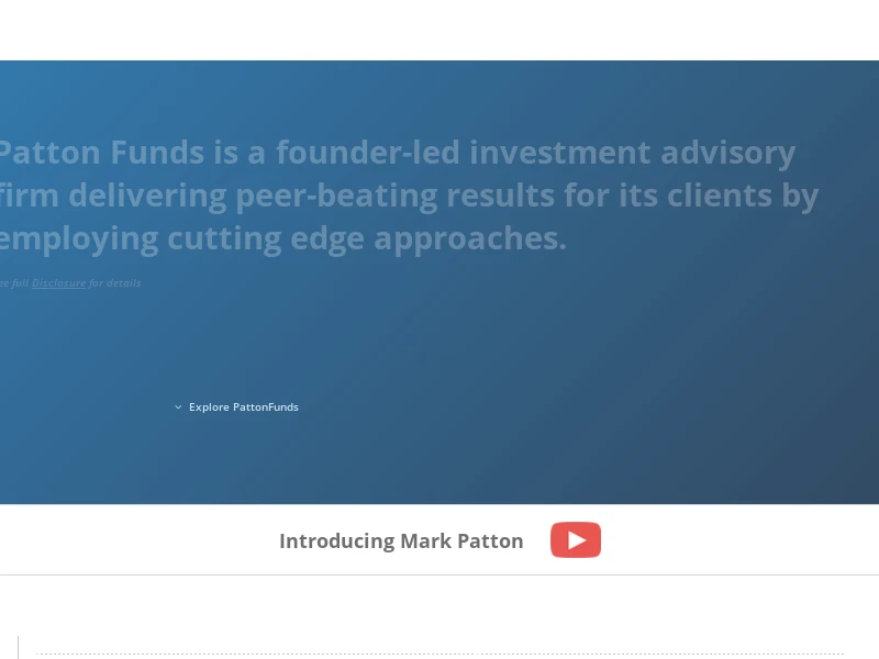 Patton Wealth Management, Inc. - Investment Advisor | Financial Planning