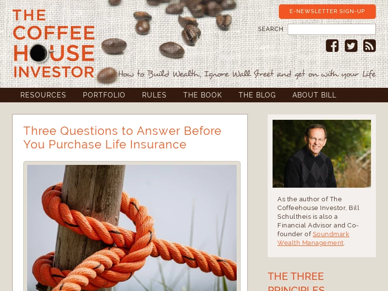 Financial Planning | Wealth Management — The Coffee House Investor