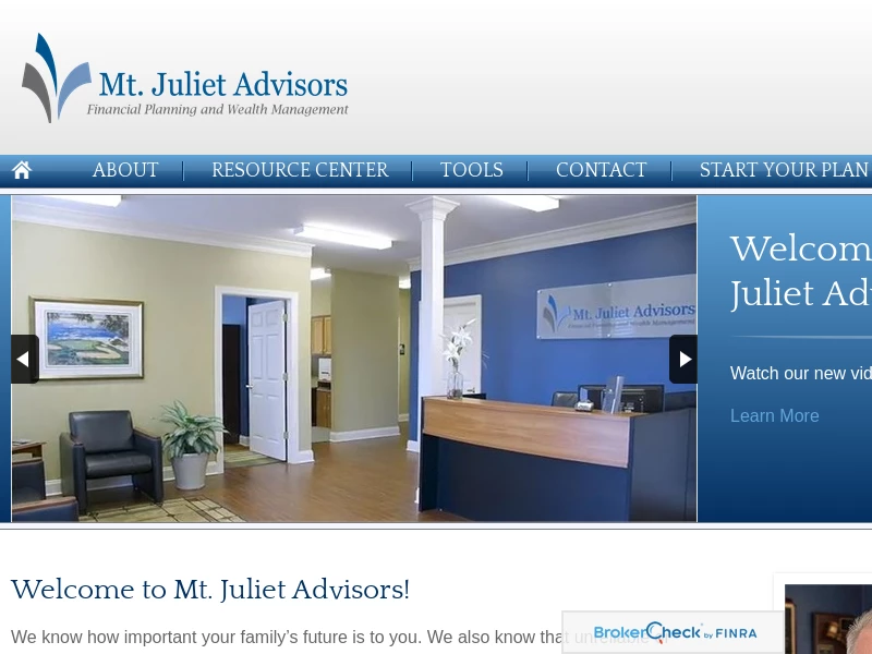 Financial Planner in Mt. Juliet, TN | Mt. Juliet Advisors