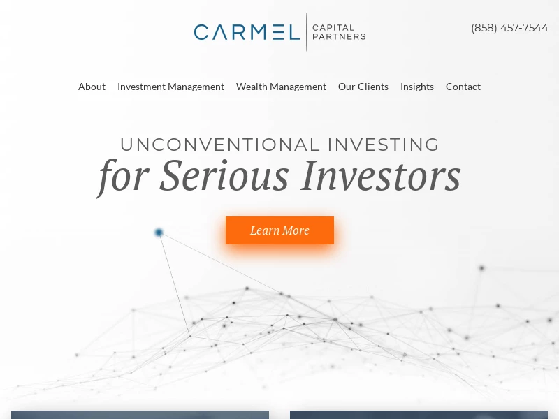Alternative, Yet Conservative Investing | Carmel Capital