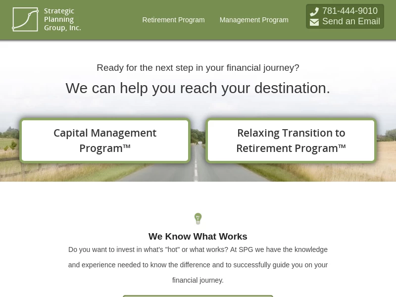 Retirement & Investment Firm, Boston MA | Strategic Planning Group, Inc.