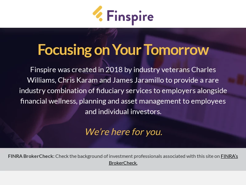 Finspire – Focusing on Your Tomorrow