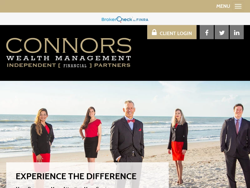 Home | Connors Wealth Management | Wealth Advisor in Cocoa Beach Florida | Financial Planning | LTC