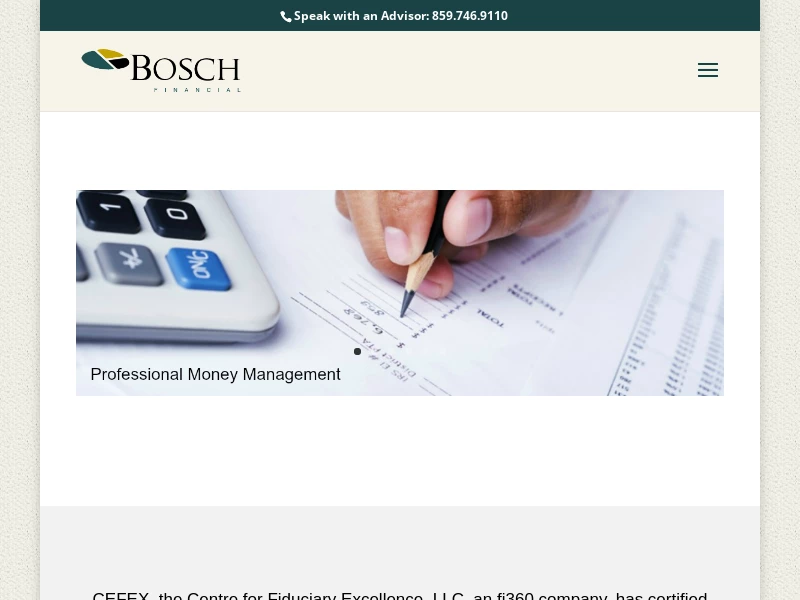 Home | Bosch Financial