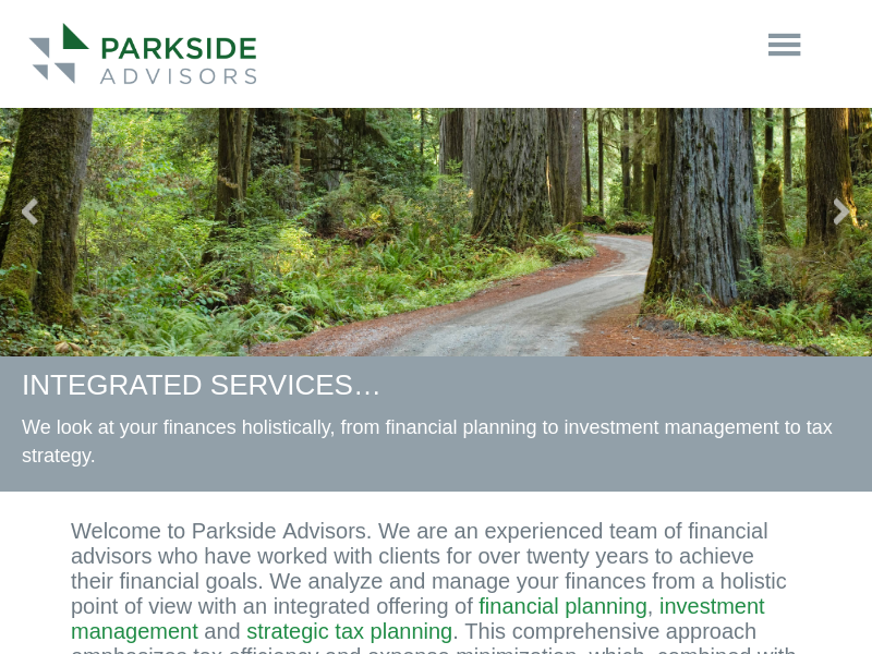 Parkside Advisors | Independent Wealth Management – Berkeley | Independent Investment Management