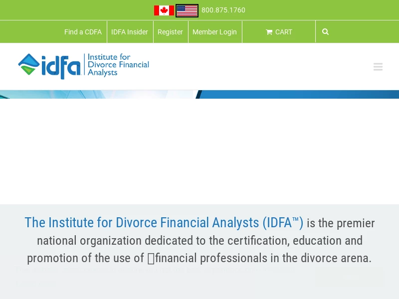 IDFA > Certified Divorce Financial Analyst (CDFA) Professionals