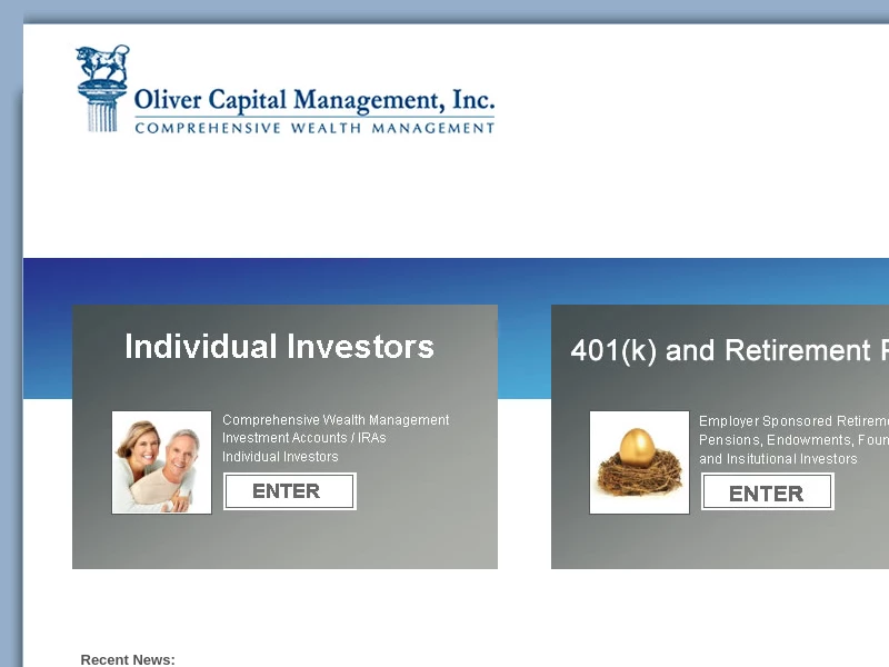 .:: Oliver Capital Management, Inc. ::.