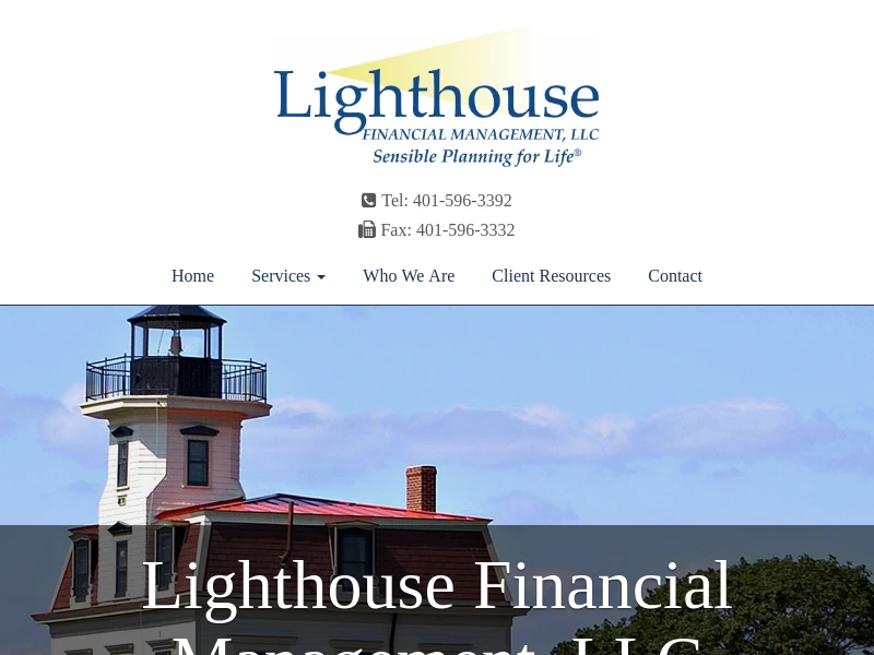 Lighthouse Financial | Fee Only CFP Financial Planner | Rhode Island