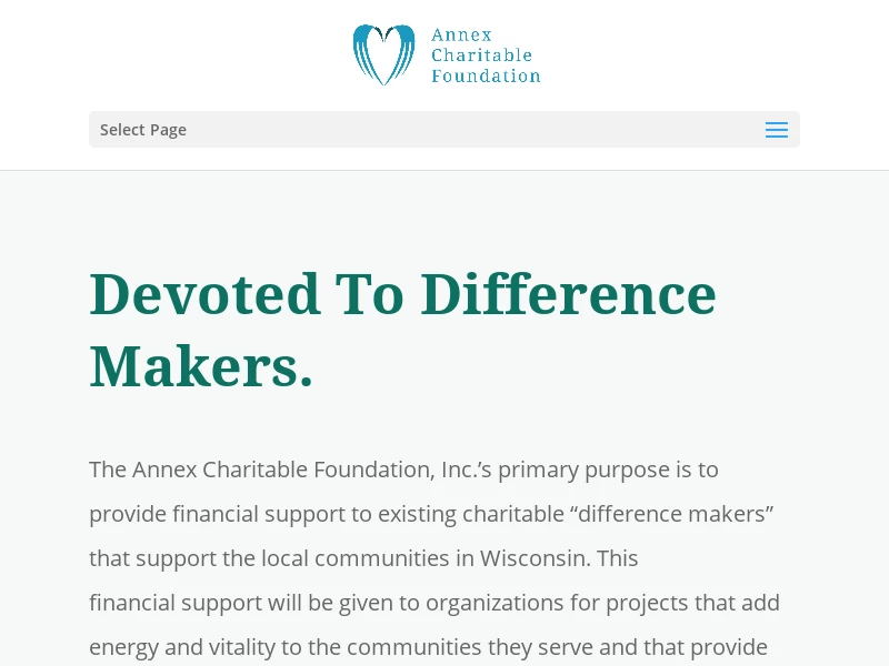 Annex Charitable Foundation | The Annex Charitable Foundation is the philanthropic arm of Annex Wealth Management, LLC.