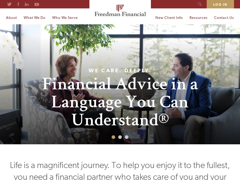Financial Advice in a Language You Can Understand | Freedman Financial in Peabody, MA