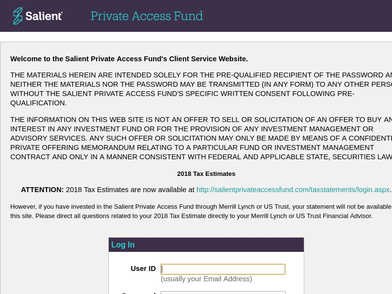 Salient Private Access Fund