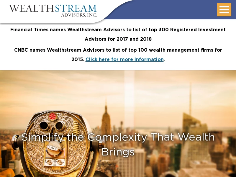 Wealthstream Advisors | Simplify the complexity that wealth brings