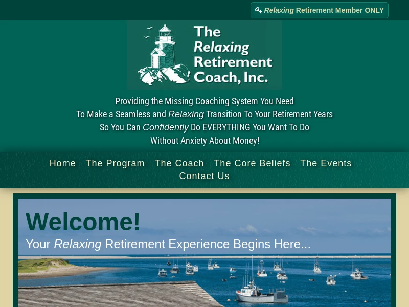 The Relaxing Retirement Coach - Wellesley & Eastern MA Retirement Planning