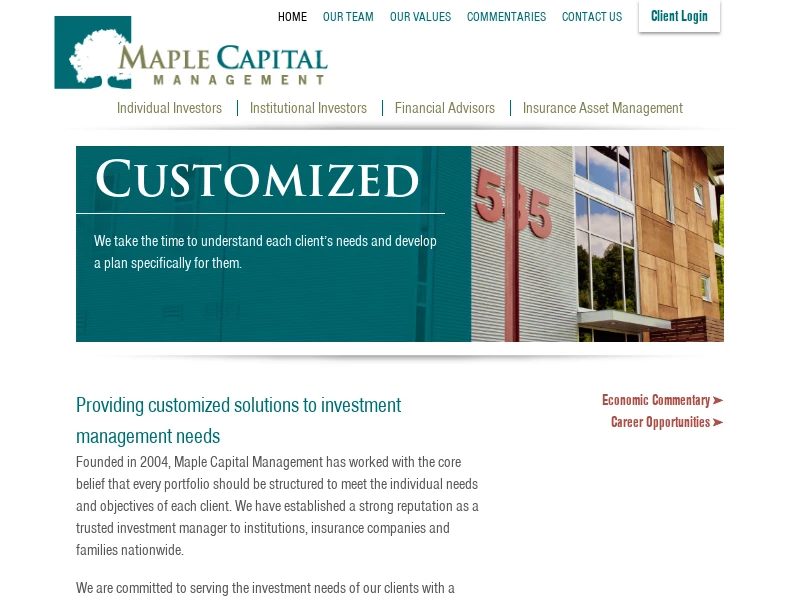 Home - Maple Capital Management