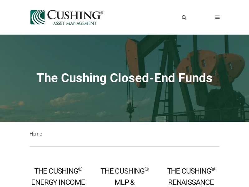The Cushing Closed-End Funds - Cushing Asset Management Closed-End Funds