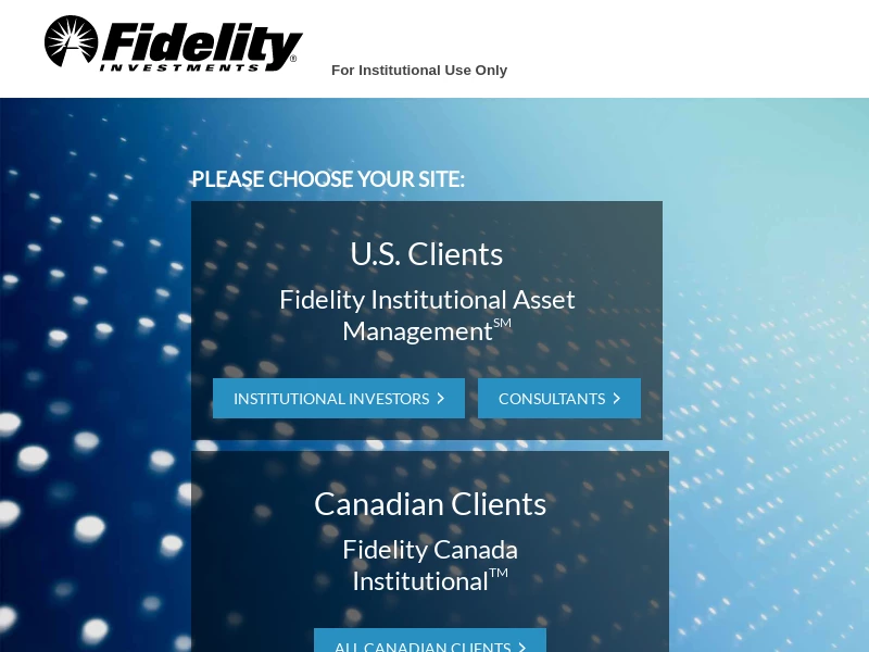 Fidelity Institutional Asset Management