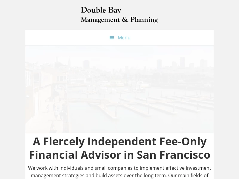 Double Bay Management & Planning - Your SF Fee-Only Financial Advisor