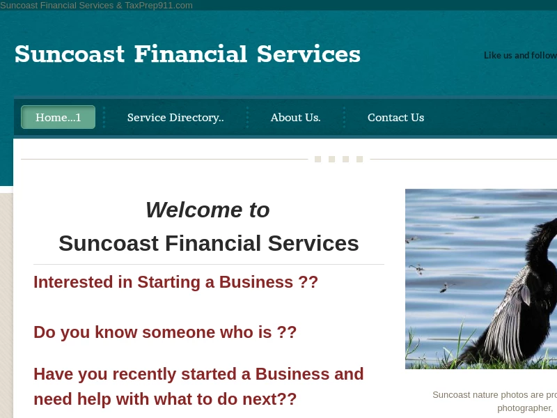 Suncoast Financial Services - Home 102A