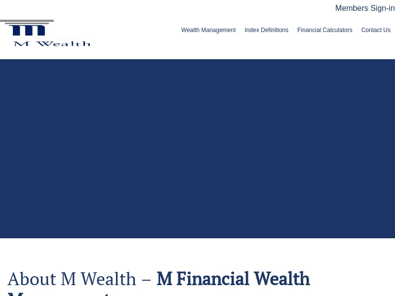 M Wealth – Linking Your Financial Future