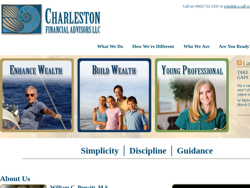 Charleston Financial Advisors - Fee-Only Financial Planning, Asset Management, Charleston, SC
