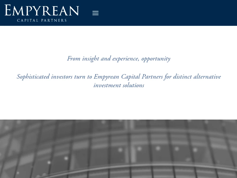 Investment Manager - Empyrean Capital Partners, LP