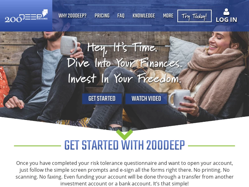 200Deep Automated Investment | Robo-Advisor Investing
